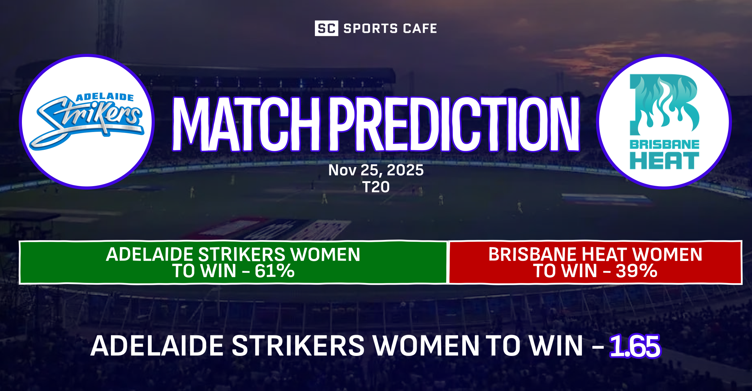 Adelaide Strikers Women vs Brisbane Heat Women